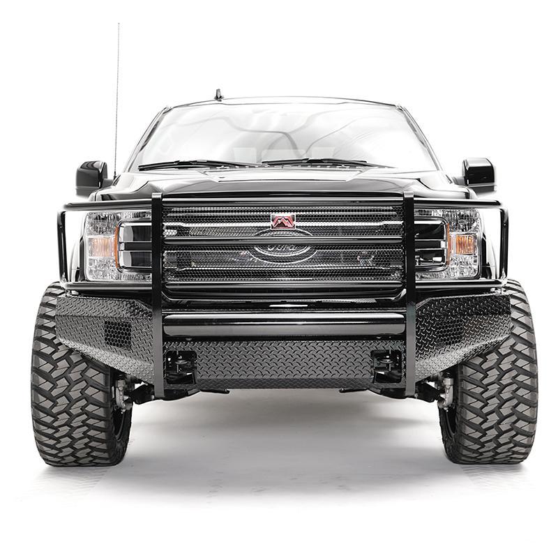 09-20 Ford F150 Black Steel Series Front Bumper Display on Vehicle 