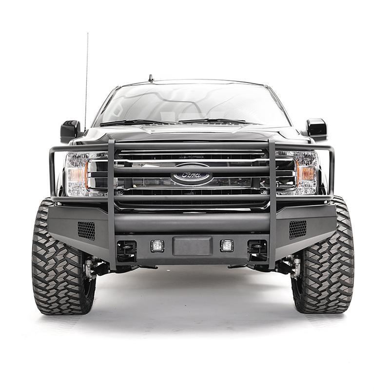 09-22 Ford F150 Elite Black Steel Series Front Bumper Display on Vehicle 