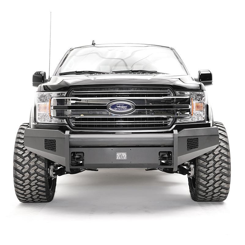 09-22 Ford F150 Elite Black Steel Series Front Bumper Display on Vehicle 