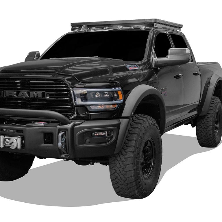 '09-23 Ram 2500/3500 Crew Cab Slimline II Low Profile Roof Rack Kit Display on Vehicle 