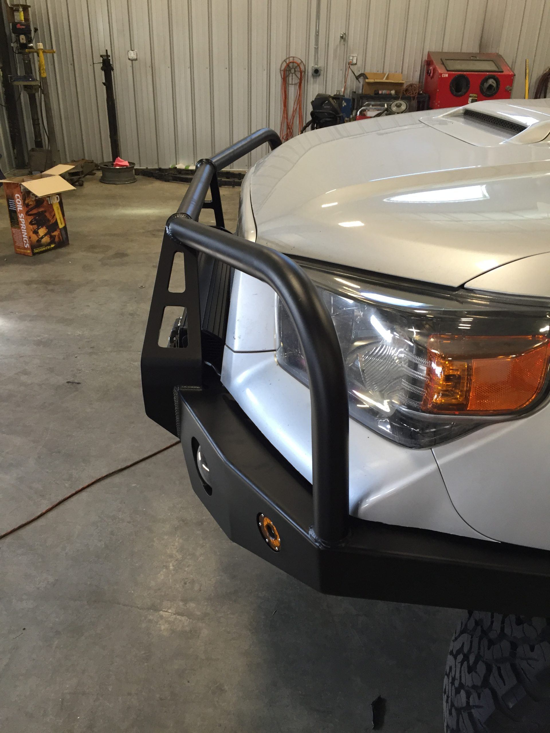 '10-13 Toyota 4Runner CBI Off-Road Adventure Front Bumper Display on Vehicle Side View 