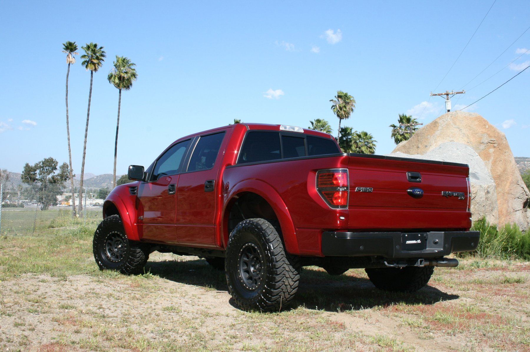 '10-14 Ford Raptor +2.5" Bedsides Fiberglass Fiberwerx 