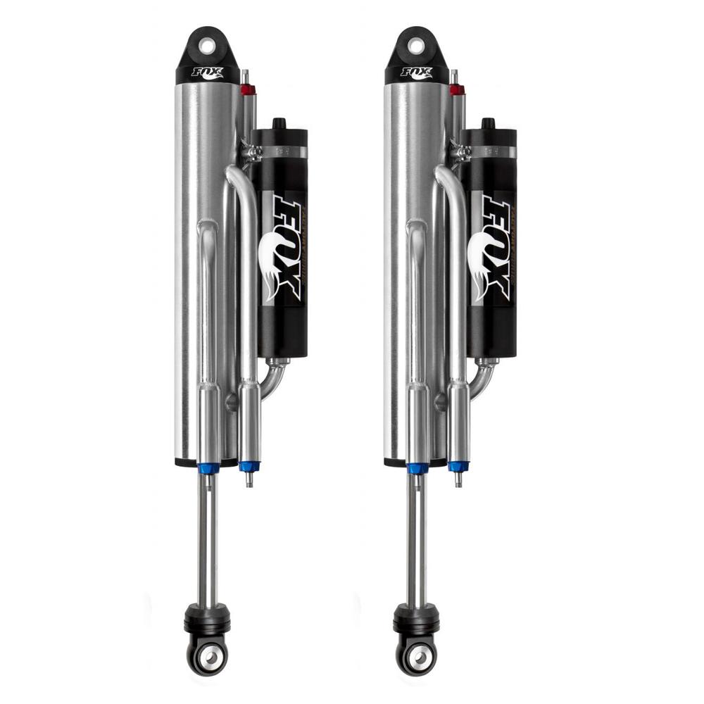 '10-14 Ford Raptor 3.0 Fox Factory Series Bypass Reservoir Rear Shocks Display of Included Parts 