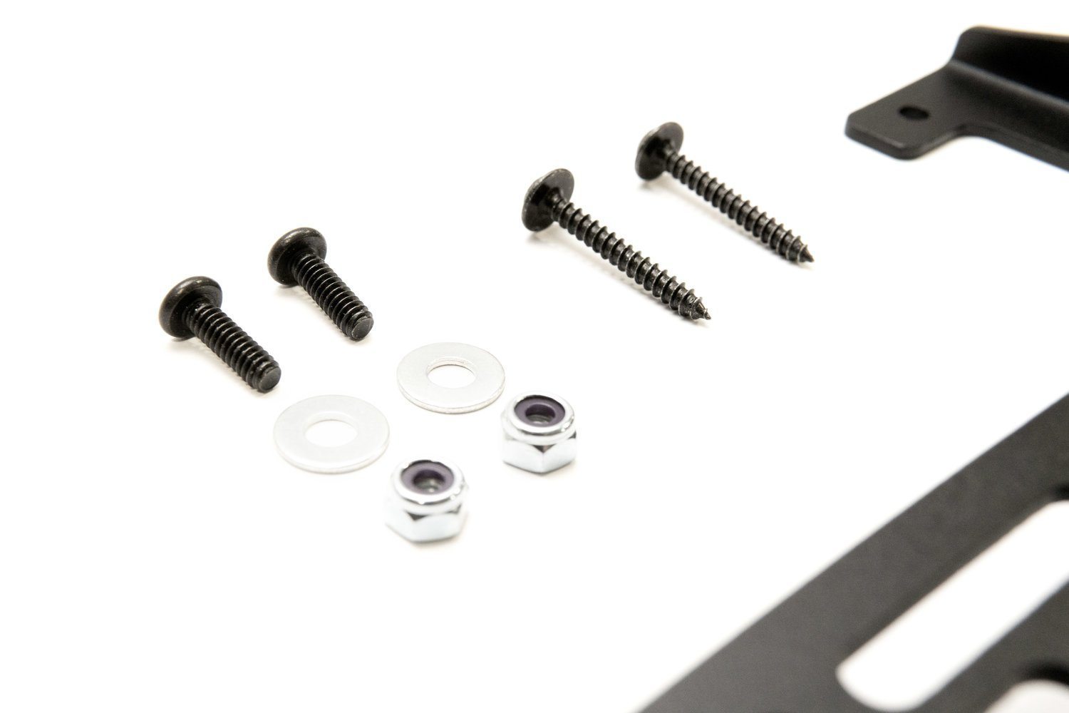 '09-14 Ford Raptor Dash Mount Kit Close-up Display of Hardware