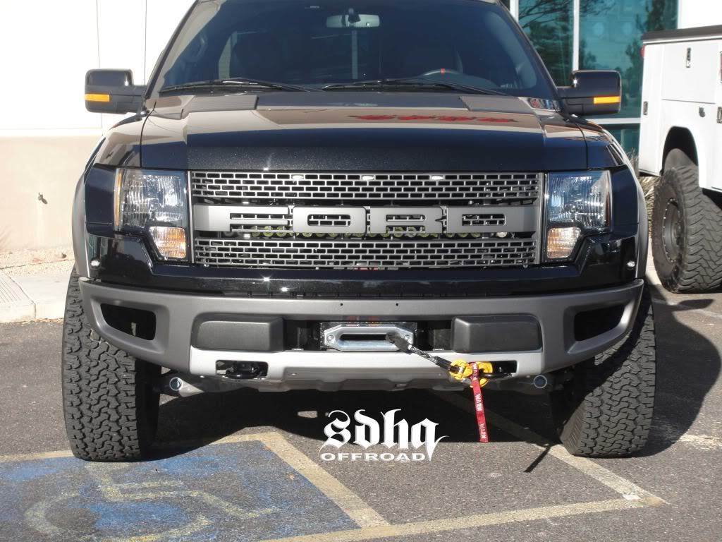 '10-14 Ford Raptor SDHQ Built Winch Mount Winch Mount SDHQ Off Road 