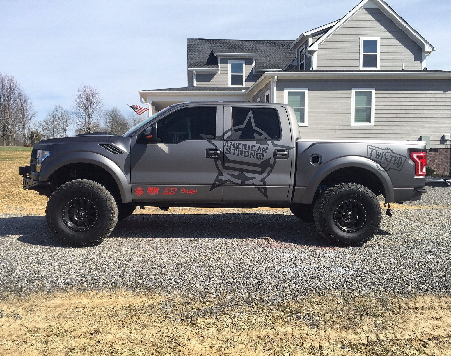 '10-14 Ford Raptor to 2017 (Gen2) Ford Raptor Front Conversion Kit Display on Vehicle 