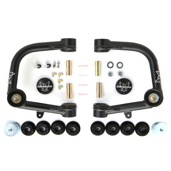 '10-22 Lexus GX460 1.25" Uniball Upper Control Arms Display of Included Parts 