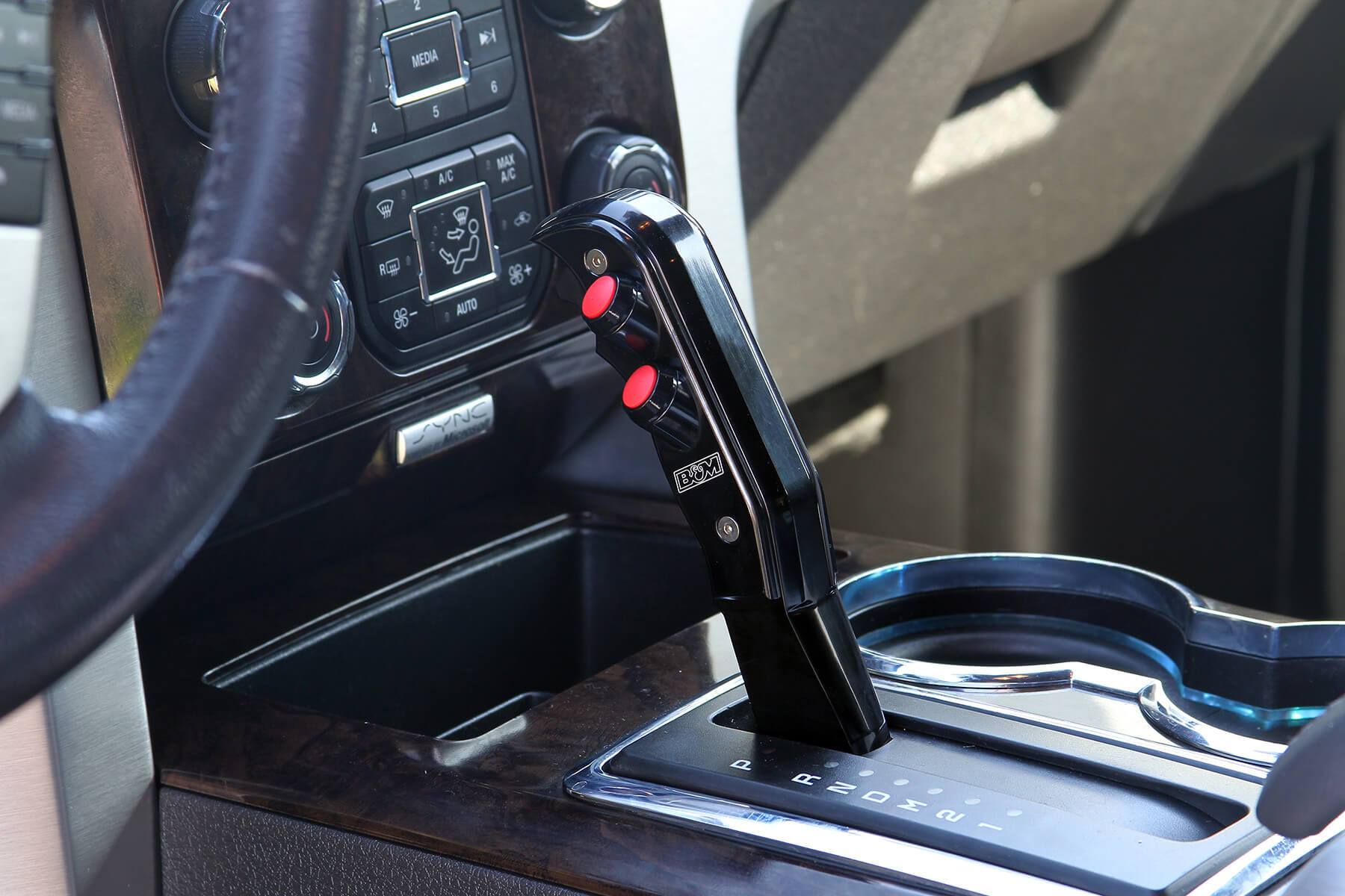 '11-14 Ford Raptor Magnum Grip Auto Shift Handle Interior Accessoires B&M display on Vehicle 