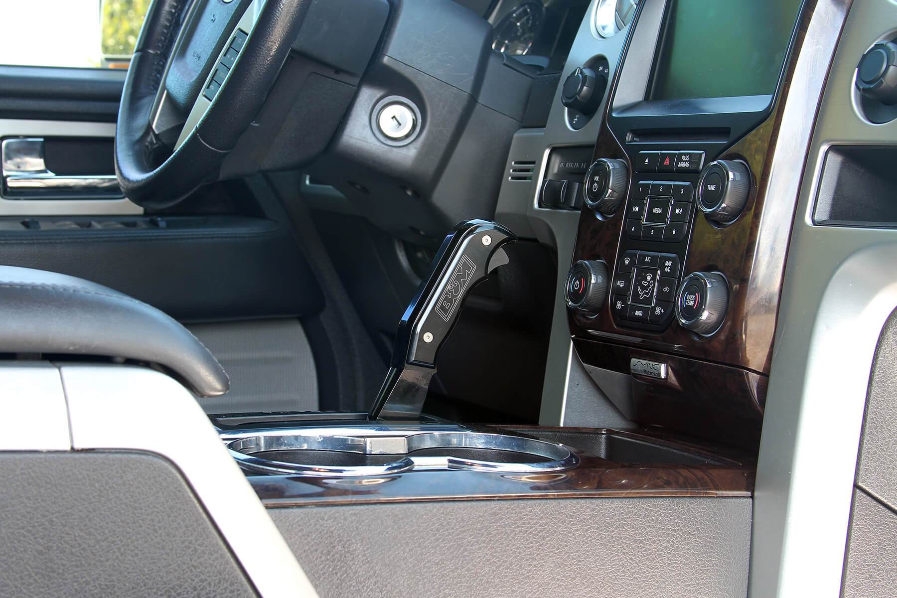 '11-14 Ford Raptor Magnum Grip Auto Shift Handle Interior Accessoires B&M display on Vehicle 