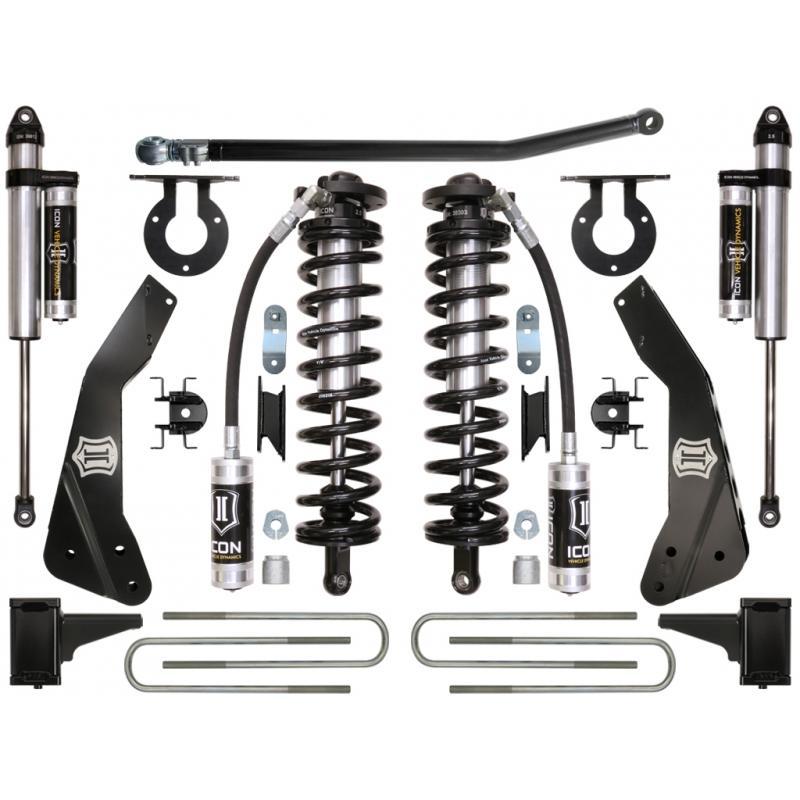 11-16 Ford F250/F350 4WD 4-5.5" Coilover Conversion System-Stage 3 Suspension Icon Vehicle Dynamics parts