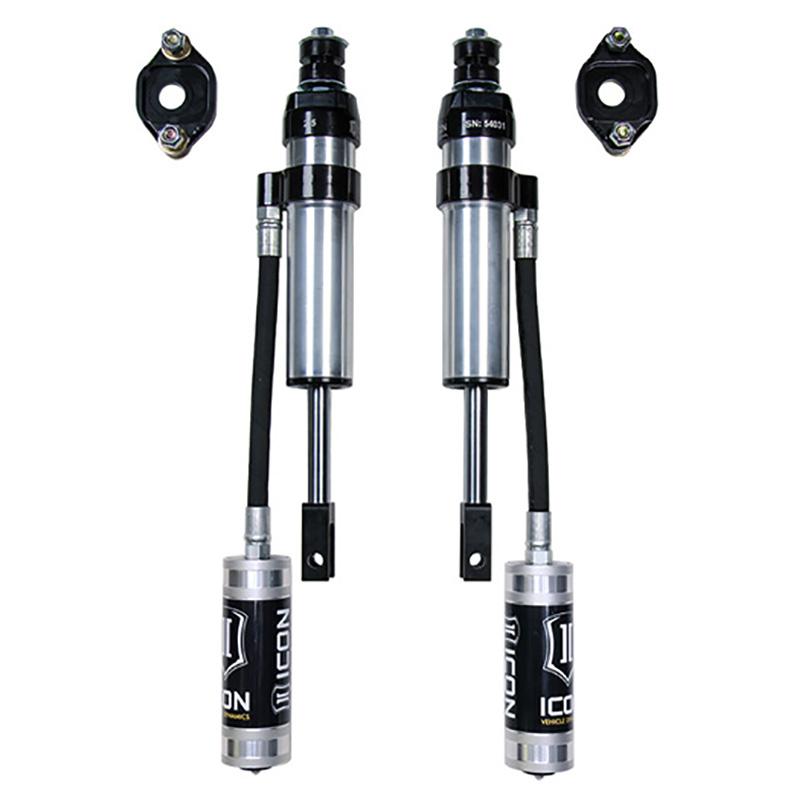11-19 Chevy/GM 2500/3500HD 2.5 VS RR Front Shocks-0-2" Lift Suspension Icon Vehicle Dynamics With CDC Valve 