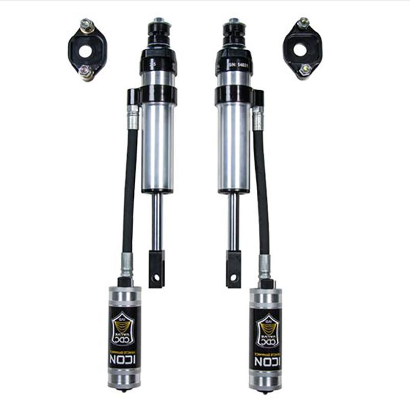 11-19 Chevy/GM 2500/3500HD 2.5 VS RR Front Shocks-0-2" Lift Suspension Icon Vehicle Dynamics Without CDC Vlave 