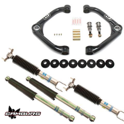 '11-19 Chevy/GM 2500/3500HD Camburg Bilstein Performance Kit Display of Included Parts 