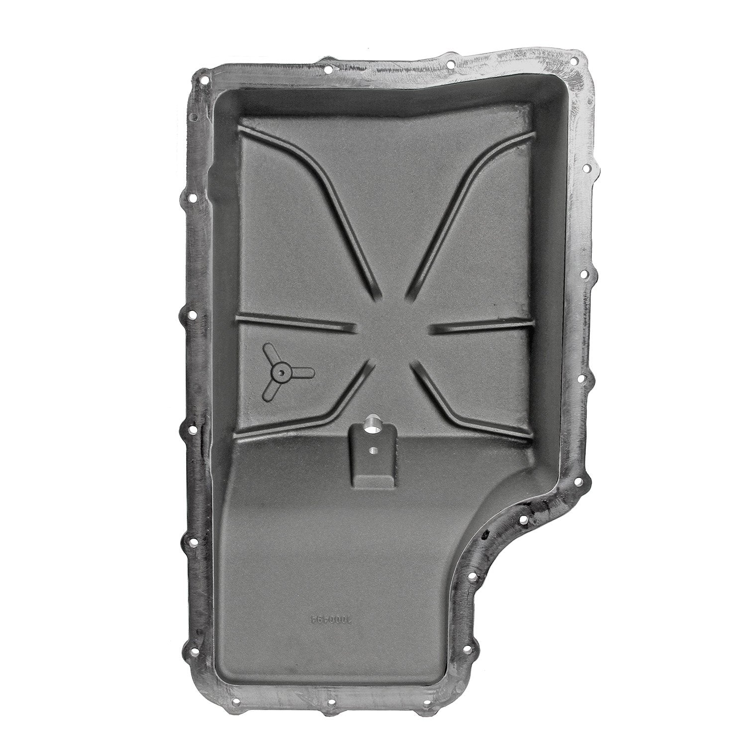 '11-21 Ford F250/F350 B&M HI-TEK Deep Transmission Pan - Black Drivetrain B&M Display (Bottom View)