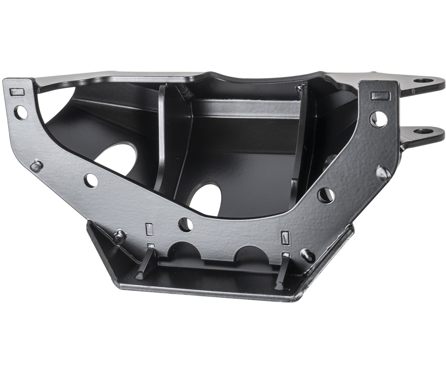 '05-22 Ford F-250/350 Carli Low Mount Steering Stabilizer Differential Guard Close-up Display (Back View)