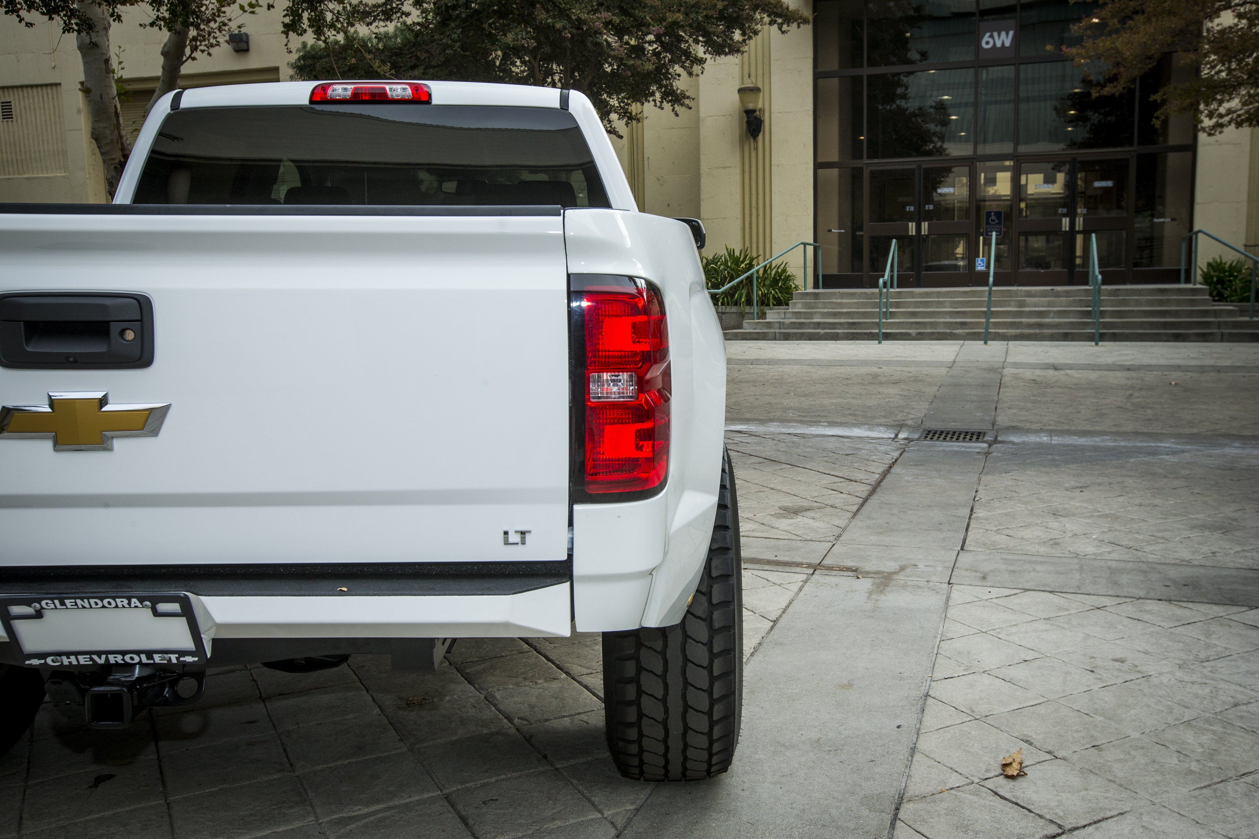 '14-18 Chevrolet Silverado Bedsides - 3" Bulge Fiberglass Fiberwerx (back view)