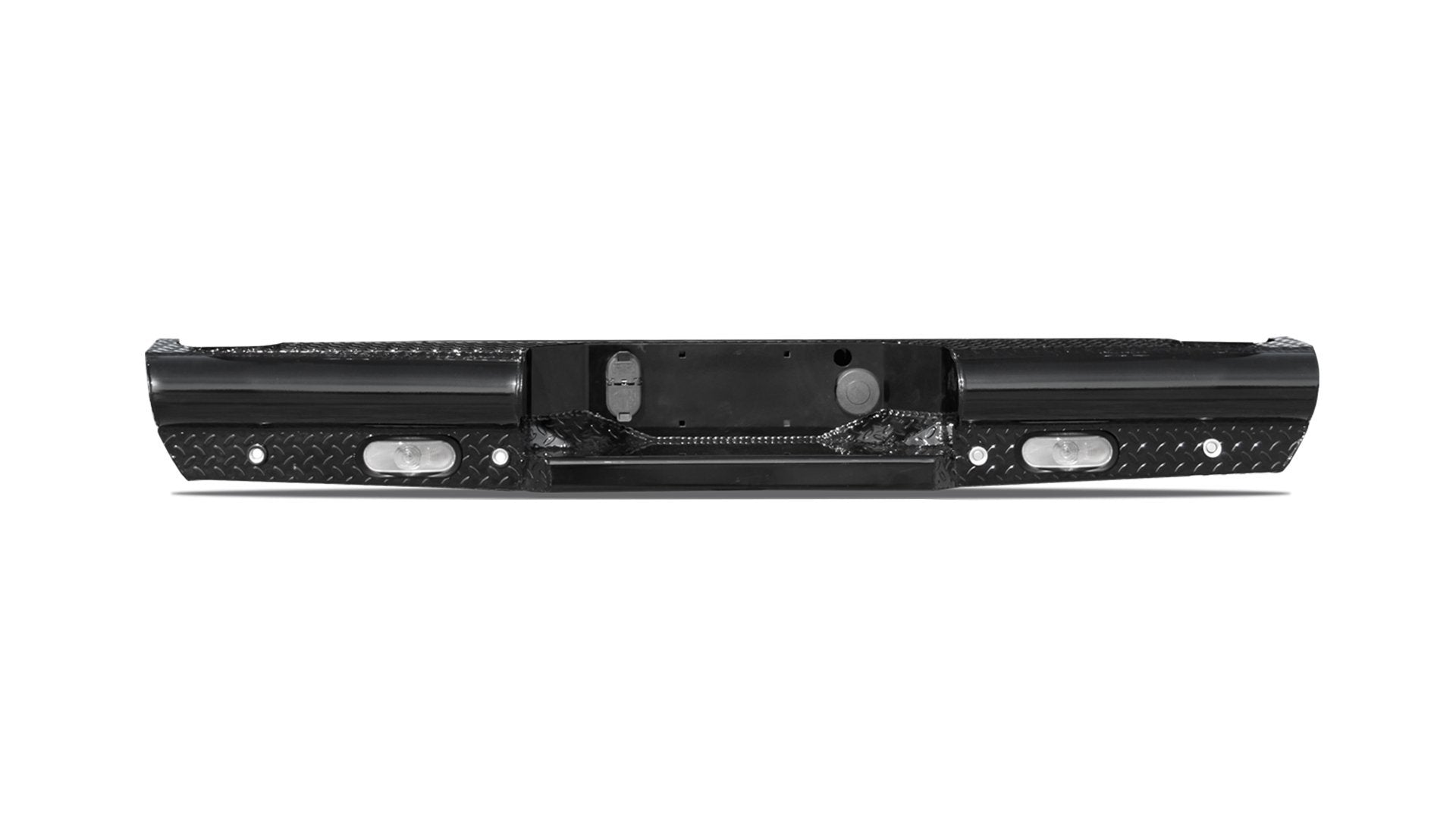 14-18 Chevy/GMC 1500 Black Steel Series Rear Bumper Fab Fours individual display