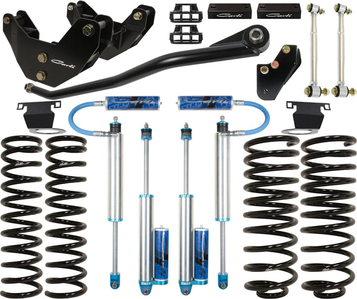 '14-24 Ram 2500 Carli 2.5 Pintop Suspension System - 3" Lift Display of Included Parts 