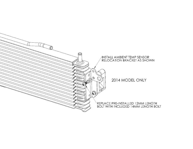 14-18 Chevy/GMC 1500 V8 Transmission Cooler Transmission Cooler Mishimoto design