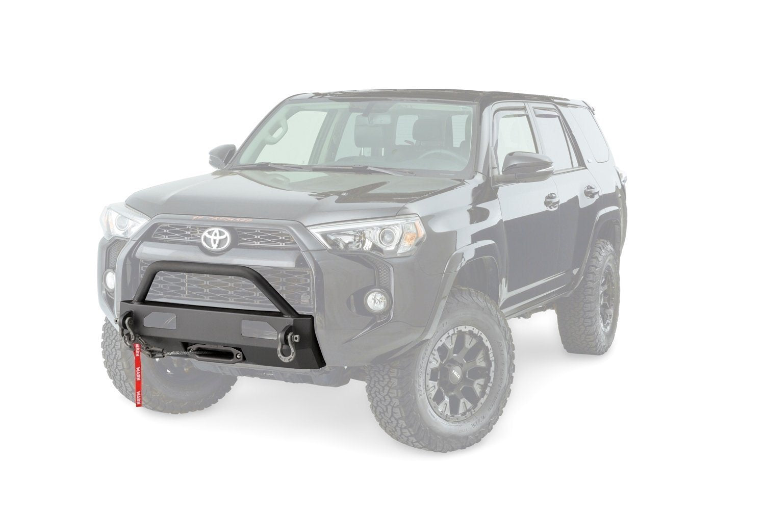 '14-18 Toyota 4Runner Semi Hidden Winch Mounting Kit Warn Industries display