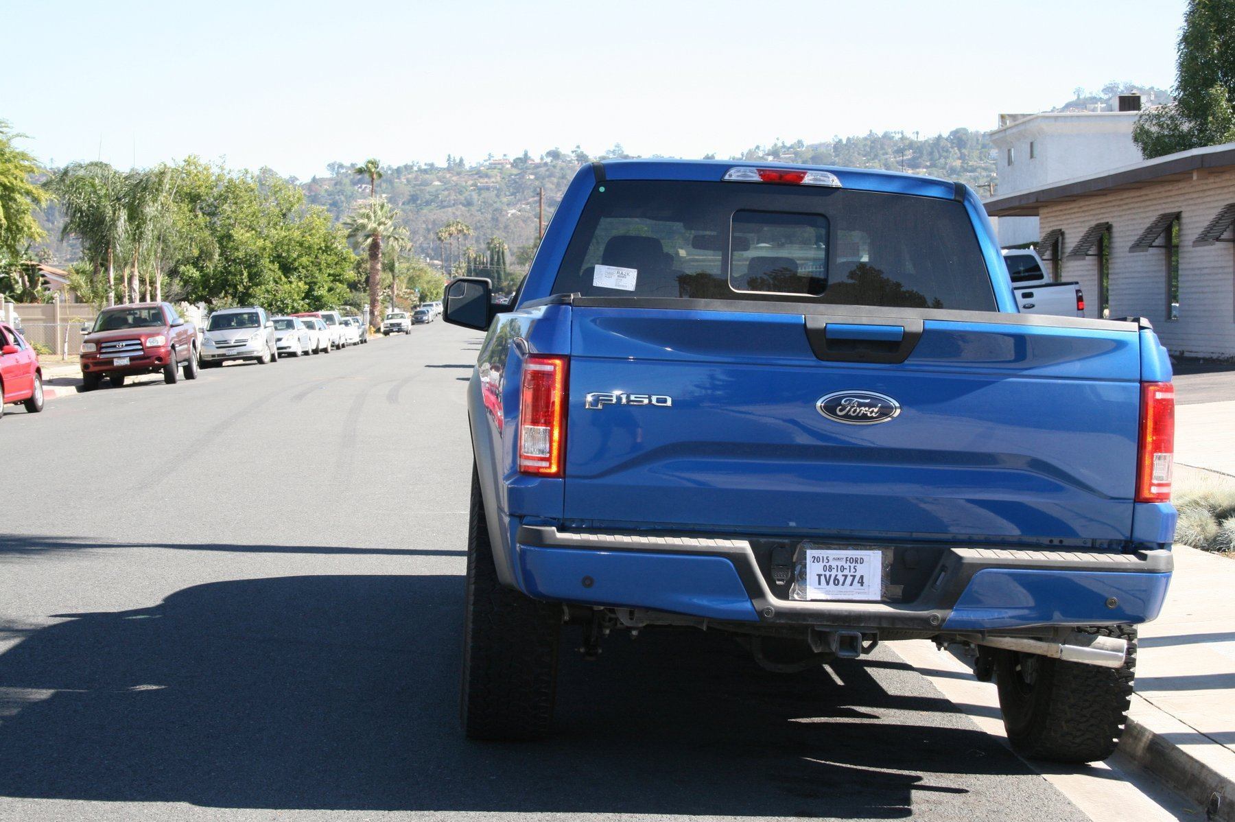 '15-20 Ford F150 to Raptor Conversion Bedsides Fiberglass Fiberwerx (back view)