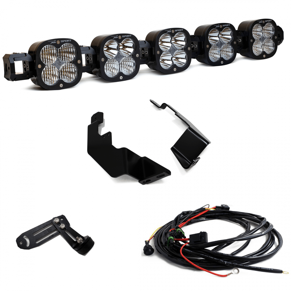 '16-21 Toyota Tacoma 5XL Linkable Kit Lighting Baja Designs Display of Included Parts 