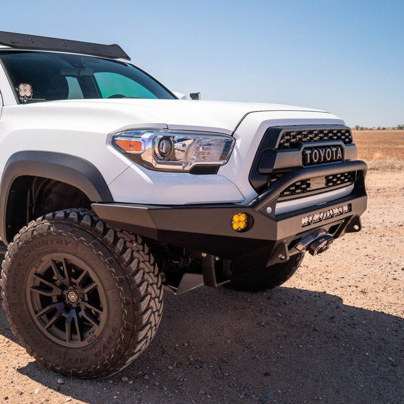 '16-23 Toyota Tacoma CBI Off-Road Baja Front Bumper Display on Vehicle