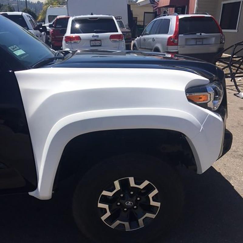 '16-23 Toyota Tacoma Fenders Fiberglass Fiberwerx 3.5" (side view)