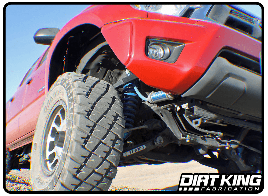 '16-23 Toyota Tacoma Long Travel Kit Suspension Dirt King Fabrication (bottom view)