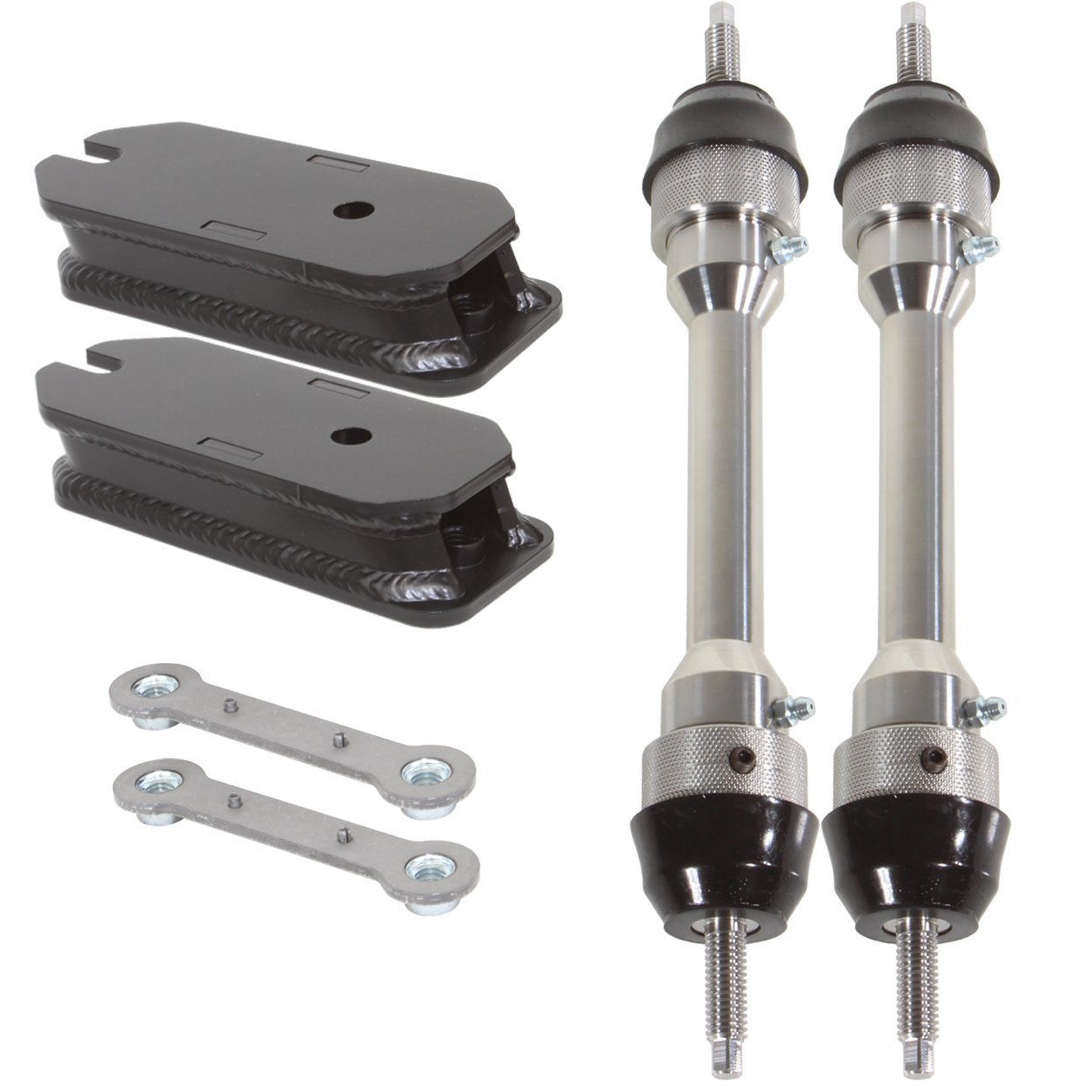 '17-24 Ford F250/F350 Sway Bar End Link Kit-4.5" Lift Kit Display of Included Parts 