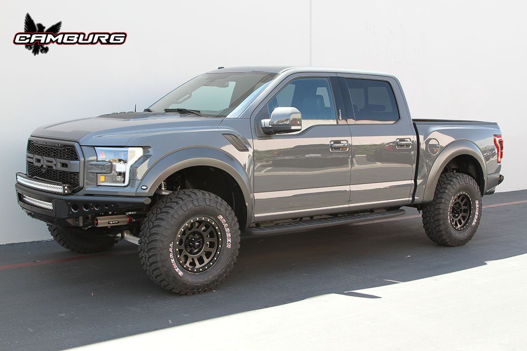 '17-20 Ford Raptor Camburg Fox Factory 3.0 DSC Kit Display on vehicle 