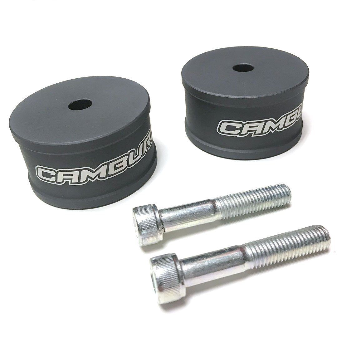 '17-20 Ford Raptor Camburg Rear Factory Bumpstop Spacer Kit Display of Included Parts 
