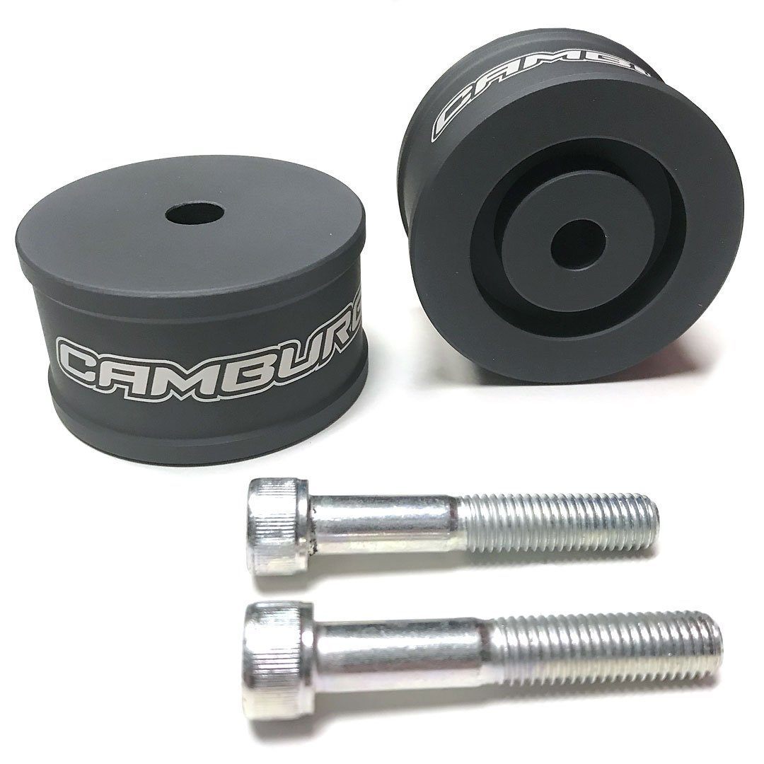 '17-20 Ford Raptor Camburg Rear Factory Bumpstop Spacer Kit Display of Included Parts 