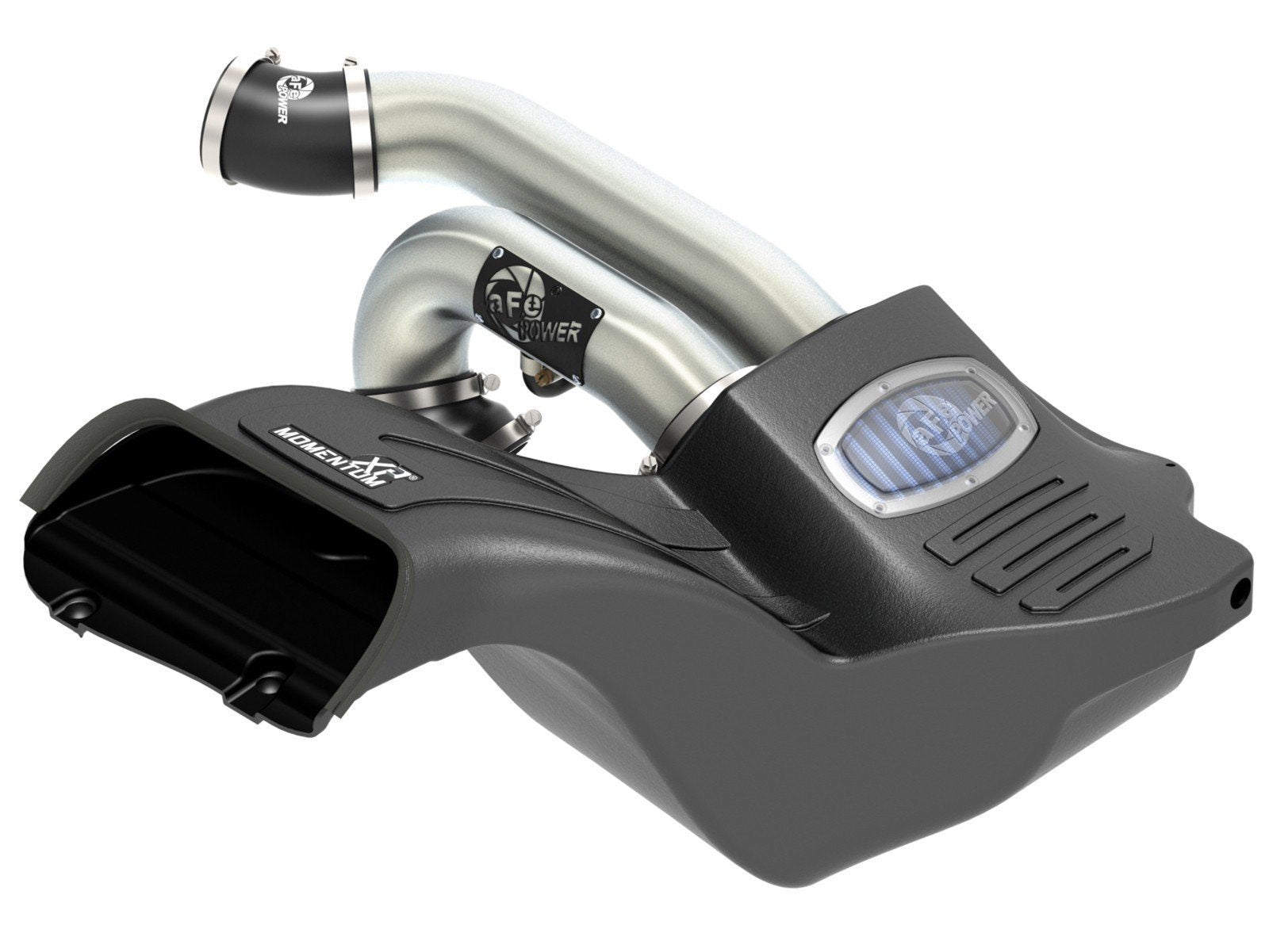 17-20 Ford Raptor Momentum XP Alpha Raptor Pro 5R Cold Air Intake System AFE Power Brushed Aluminum Tubing display