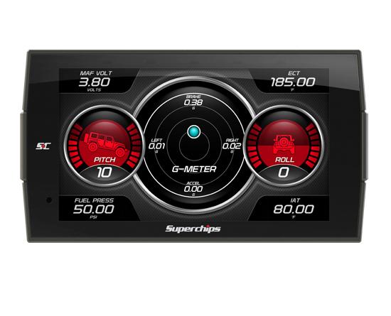 '18-23 Jeep JL Superchips Trail Dash 3 Electrical Superchips display