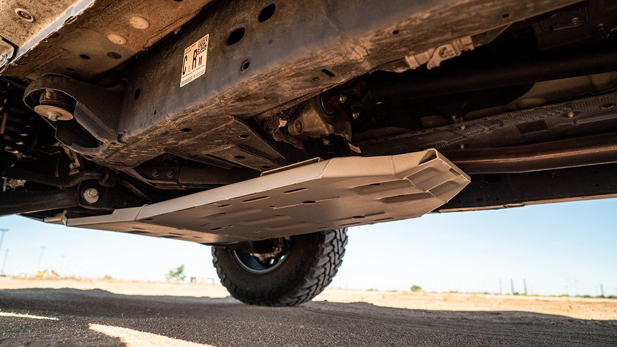 '19-23 Ford Ranger Under Vehicle Protection Kit Bumper ARB display on Vehicle (Underneath Angled View)