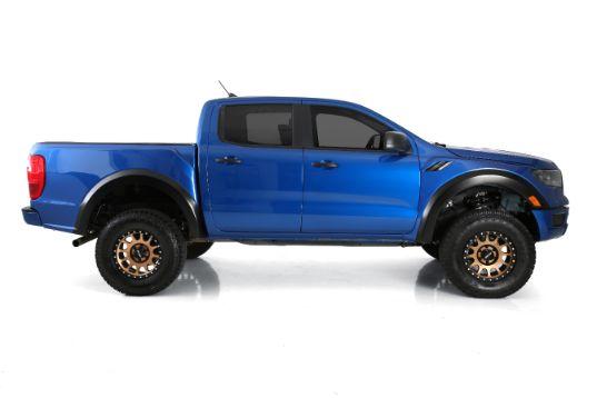 '19-23 Ford Ranger Raptor Style Fenders-3.5" Bulge Fiberglass Fiberwerx (side view)