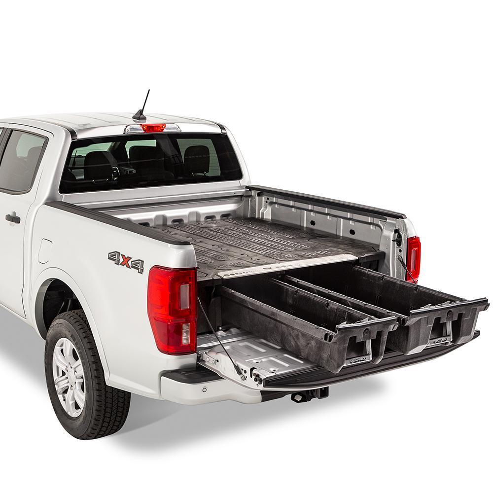 '19-23 Ford Ranger Decked Truck Bed Storage System Display in Vehicle 