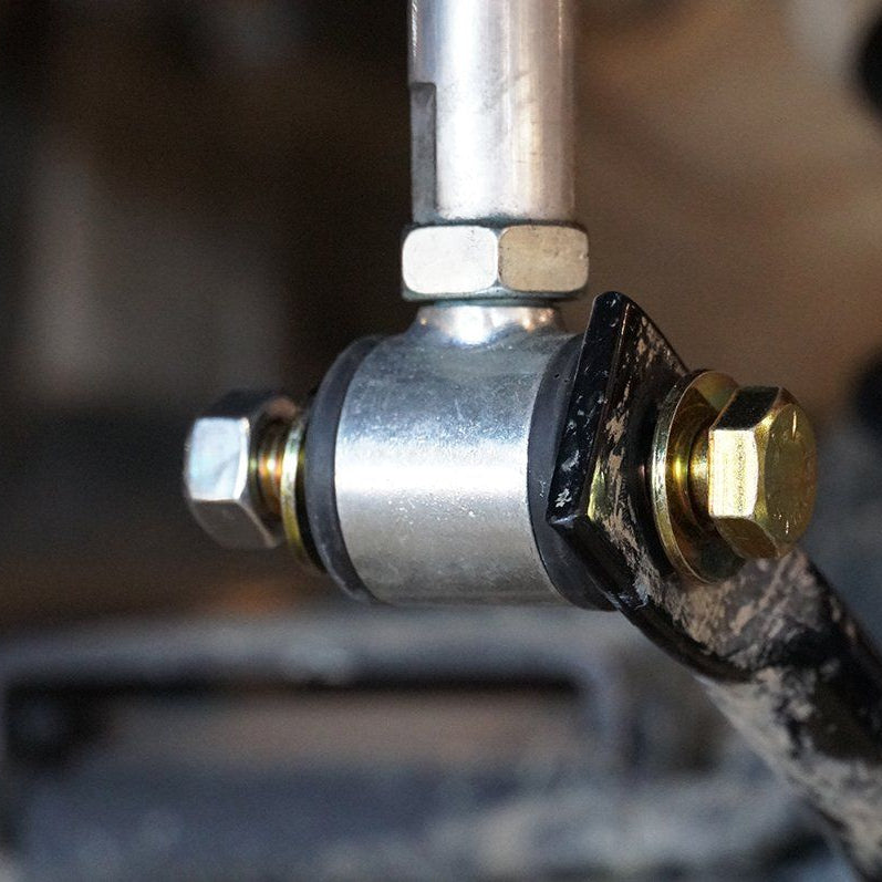 '19-24 Ram 1500 Carli Rear Sway Bar End Links Close-up Display on vehicle 