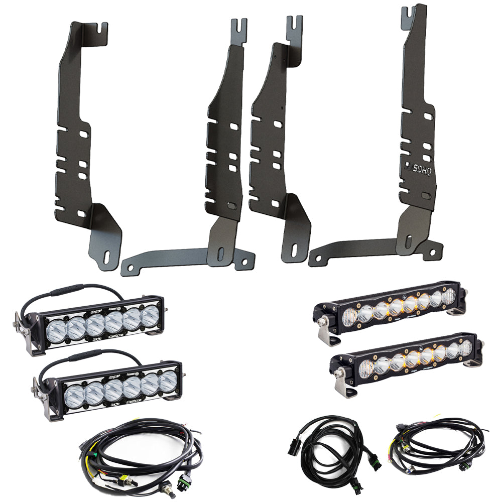 '19-23 Ram 1500 SDHQ Built "Build your Own" Behind the Grille LED Light Bar Mount