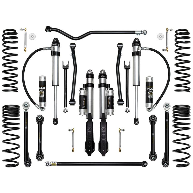 20-23 Jeep Gladiator (JT) 2.5" Suspension System-Stage 8 Suspension Icon Vehicle Dynamics Tubular Adjustable Lower and Upper Links parts