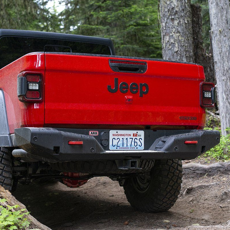'20-23 Jeep Gladiator (JT) ARB Rear Bumper ARB display on Vehicle (Rear Angled View)