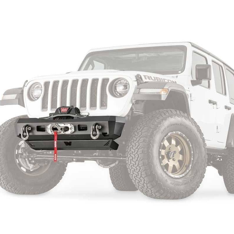 '20-23 Jeep Gladiator (JT) Elite Series Stubby Bumper Warn Industries display
