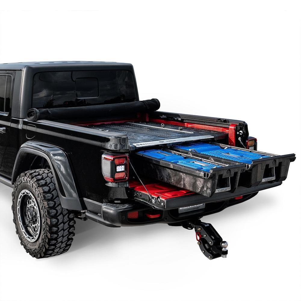 '20-23 Jeep Gladiator Truck Bed Storage System Display in vehicle 