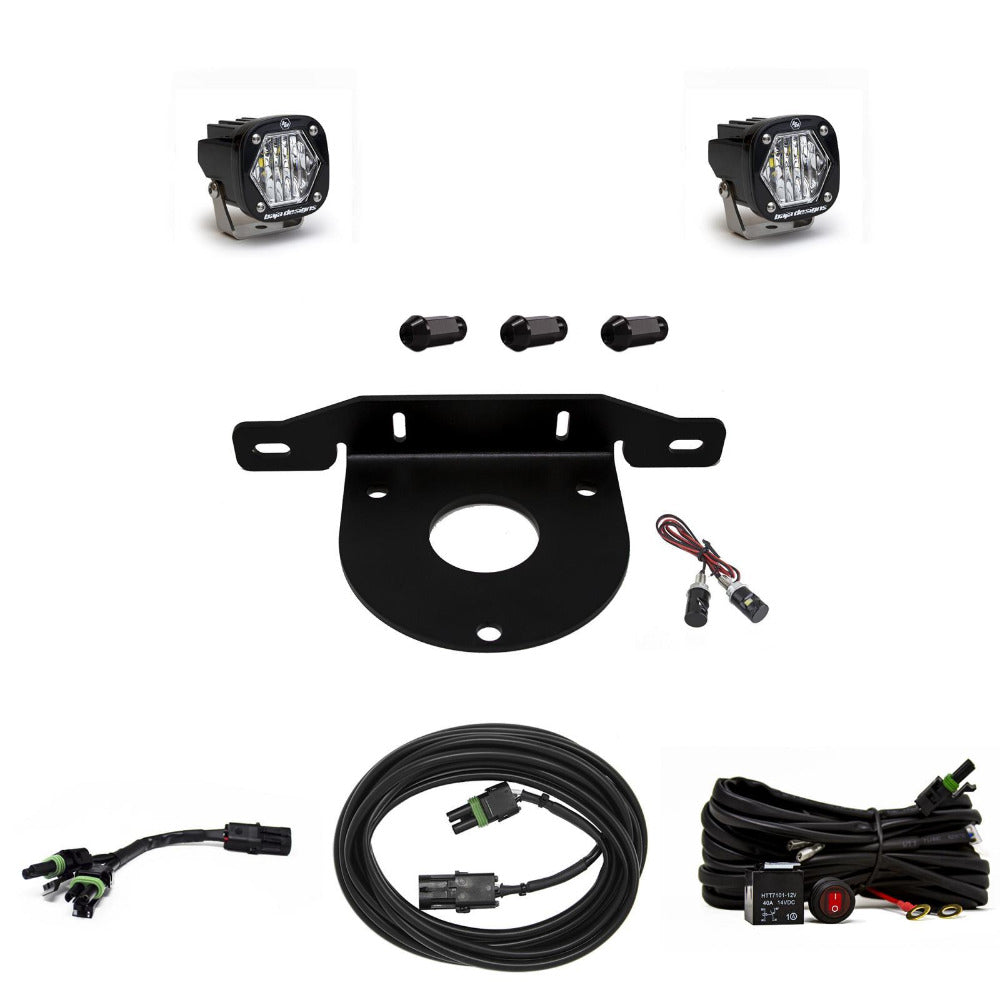 '21-23 Ford Bronco S1 Series Reverse Light Kit Lighting Baja Designs Display of Included Parts