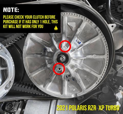 Assault Industries RZR Belt Replacement Tool display example of usage 