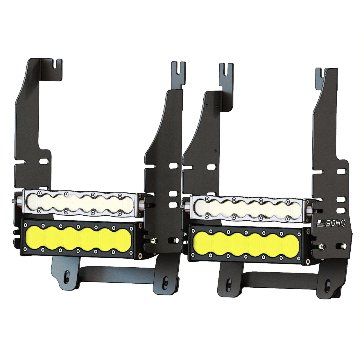 '19-23 Ram 1500 SDHQ Built "Build your Own" Behind the Grille LED Light Bar Mount