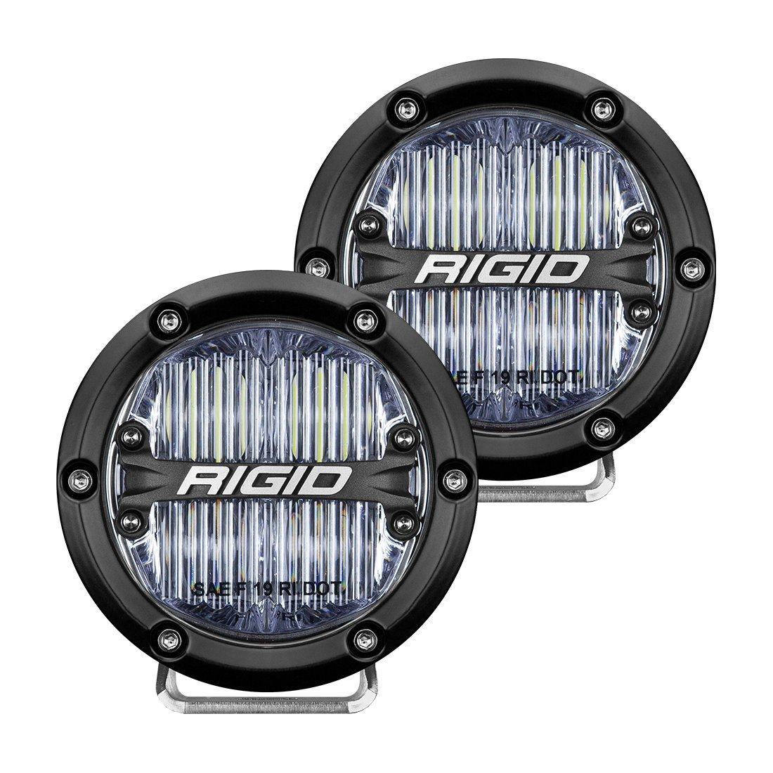 360 Series 4" SAE J583 OE Fog Light | Pair Lighting Rigid Industries White 