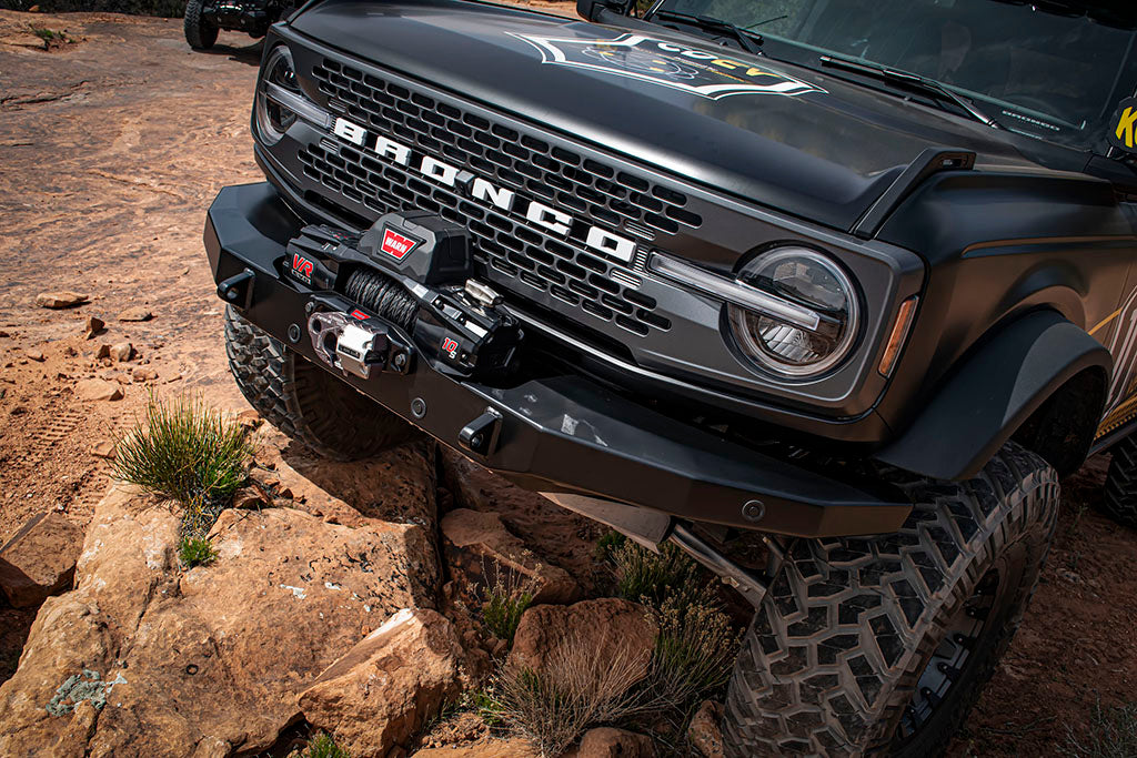 21-23 Ford Bronco Icon Pro Series Front Winch Bumper display