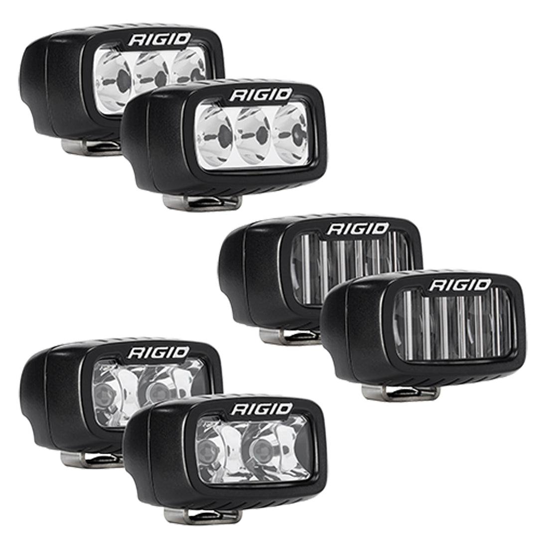 '21-23 Ford Bronco Rigid Modular Bumper Triple SR-M Fog Light Kit display